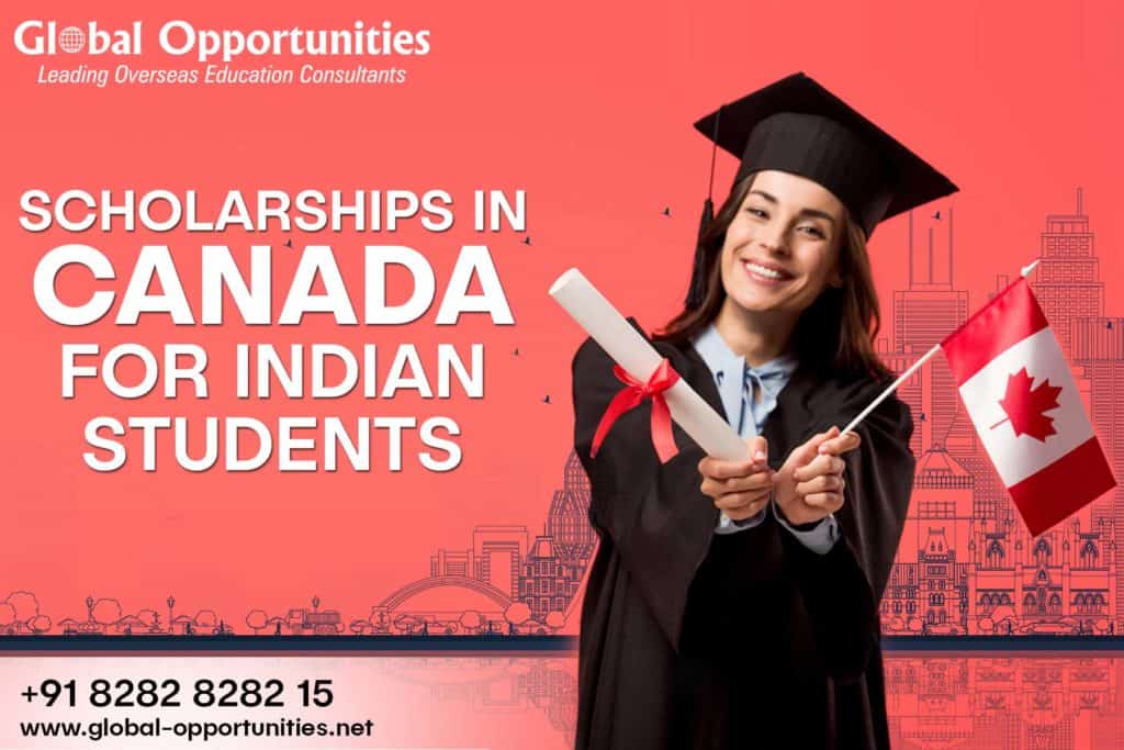 scholarships to study in canada for indian students