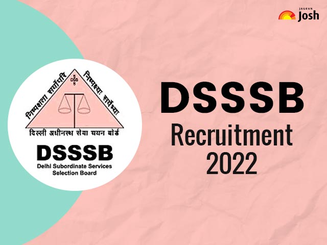 dsssb recruitment 2022