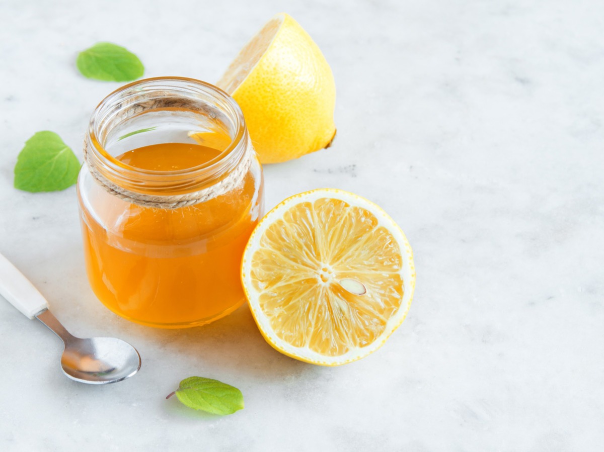starting your day with honey and lemon in warm water... 