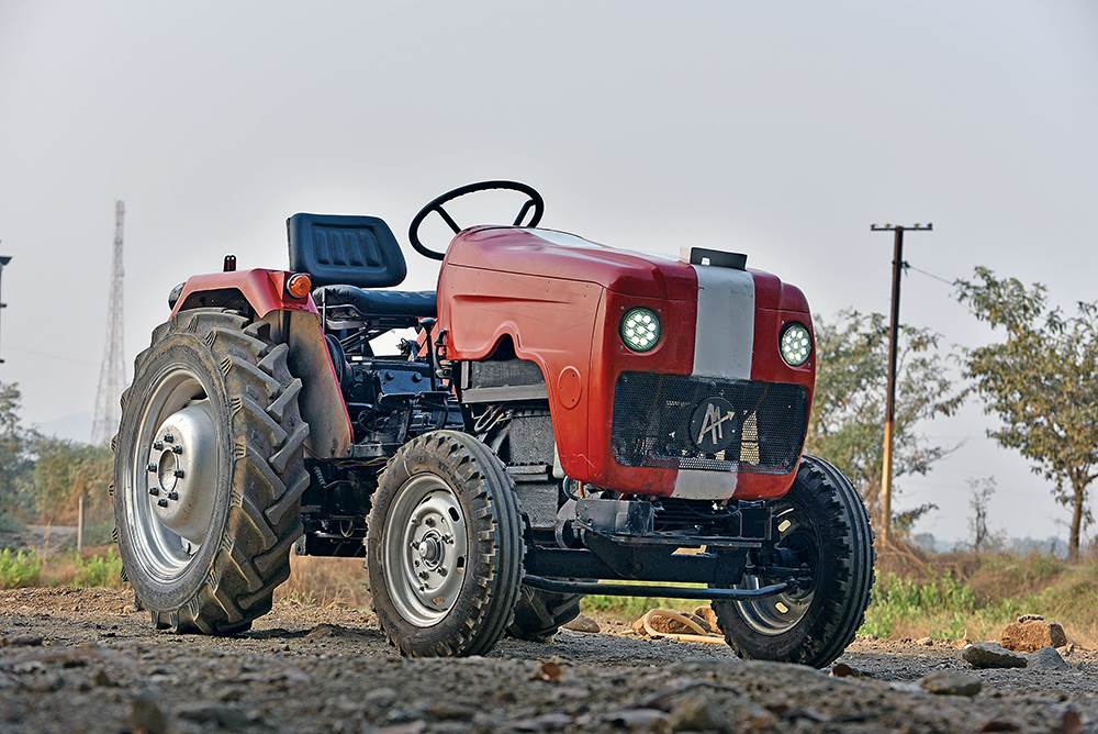 youth builds india’s first autonomous electric tractor