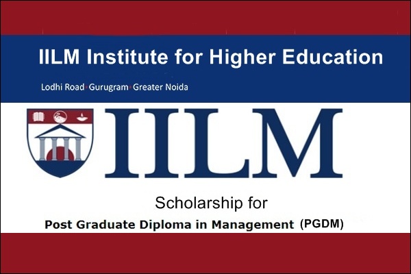iilm scholarship scheme for pgdm in india, 2018-2020